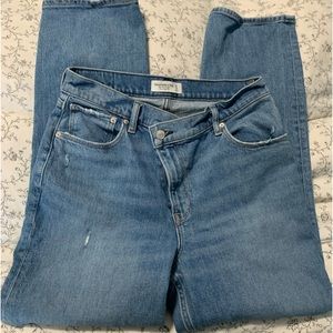 Abercrombie & fitch the 90’s straight ultra high rise jeans
